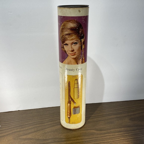 VTG Curling Iron 1960s Shane Engineering Co. Beauty Crest - Tested - Picture 11 of 15